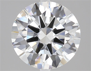 Picture of Natural Diamond 3.02 Carats, Round with Excellent Cut, F Color, VS2 Clarity and Certified by GIA