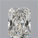 Natural Diamond 0.70 Carats, Radiant with  Cut, H Color, VVS1 Clarity and Certified by GIA