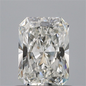 Picture of Natural Diamond 0.70 Carats, Radiant with  Cut, H Color, VVS1 Clarity and Certified by GIA