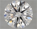 Lab Grown Diamond 3.07 Carats, Round with Excellent Cut, D Color, VVS1 Clarity and Certified by GIA