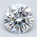 Diamante Natural 2.60 quilates, Redondo , Color D, claridad VS2 y certificado GIA