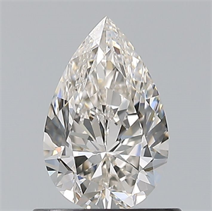 Picture of Natural Diamond 0.70 Carats, Pear with  Cut, I Color, VVS2 Clarity and Certified by GIA