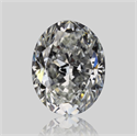 Natural Diamond 1.01 Carats, Oval with  Cut, H Color, VS1 Clarity and Certified by GIA