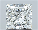 Natural Diamond 1.01 Carats, Princess with  Cut, H Color, VS1 Clarity and Certified by GIA