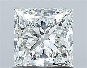 Picture of Natural Diamond 1.01 Carats, Princess with  Cut, H Color, VS1 Clarity and Certified by GIA