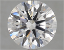 Lab Grown Diamond 2.85 Carats, Round with Ideal Cut, D Color, VVS1 Clarity and Certified by IGI