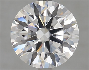 Picture of Lab Grown Diamond 2.85 Carats, Round with Ideal Cut, D Color, VVS1 Clarity and Certified by IGI