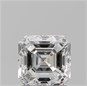 Natural Diamond 1.50 Carats, Asscher with  Cut, E Color, VS2 Clarity and Certified by GIA