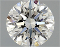 Natural Diamond 0.51 Carats, Round with Excellent Cut, H Color, VVS1 Clarity and Certified by GIA