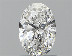 Picture of Natural Diamond 0.70 Carats, Oval with  Cut, D Color, VVS1 Clarity and Certified by GIA