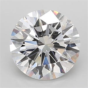 Picture of Lab Grown Diamond 8.05 Carats, Round with Ideal Cut, F Color, VS1 Clarity and Certified by IGI