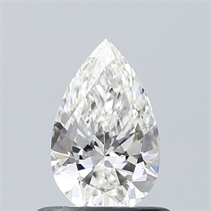 Foto Diamante Natural 0.53 quilates, De pera , Color G, claridad VVS1 y certificado GIA de