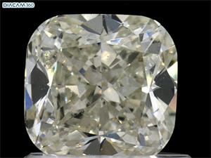 Foto Diamante Natural 1.05 quilates, Del cojín , Color K, claridad VS1 y certificado GIA de