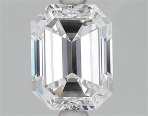 Foto Diamante Natural 2.16 quilates, Esmeralda , Color D, claridad VVS1 y certificado HRD de