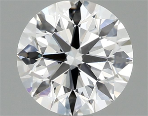 Picture of Lab Grown Diamond 0.98 Carats, Round with Excellent Cut, D Color, VVS2 Clarity and Certified by IGI