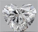 Natural Diamond 0.30 Carats, Heart with  Cut, E Color, VVS2 Clarity and Certified by GIA