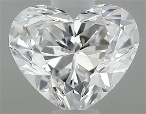 Picture of Natural Diamond 0.50 Carats, Heart with  Cut, D Color, VS1 Clarity and Certified by GIA