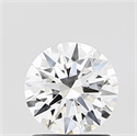Lab Grown Diamond 1.06 Carats, Round with Ideal Cut, D Color, VVS2 Clarity and Certified by IGI