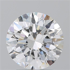 Foto Diamante Natural 2.50 quilates, Redondo , Color F, claridad VS2 y certificado GIA de