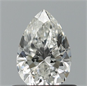 Natural Diamond 0.51 Carats, Pear with  Cut, G Color, IF Clarity and Certified by GIA