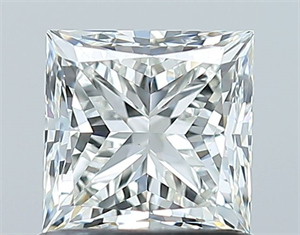 Picture of Natural Diamond 1.02 Carats, Princess with  Cut, I Color, VS1 Clarity and Certified by GIA