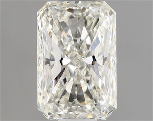 Picture of Natural Diamond 0.52 Carats, Radiant with  Cut, I Color, SI1 Clarity and Certified by GIA