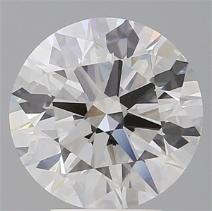 Picture of Lab Grown Diamond 4.10 Carats, Round with Ideal Cut, E Color, VVS2 Clarity and Certified by IGI