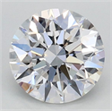Lab Grown Diamond 1.09 Carats, Round with Excellent Cut, D Color, VS1 Clarity and Certified by IGI