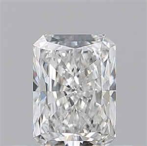 Picture of Natural Diamond 0.57 Carats, Radiant with  Cut, F Color, VS2 Clarity and Certified by GIA