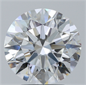 Natural Diamond 3.01 Carats, Round with Excellent Cut, F Color, VS2 Clarity and Certified by GIA