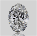 Natural Diamond 0.30 Carats, Oval with  Cut, E Color, VS2 Clarity and Certified by GIA
