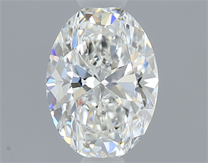 Picture of Natural Diamond 0.54 Carats, Oval with  Cut, G Color, SI1 Clarity and Certified by GIA