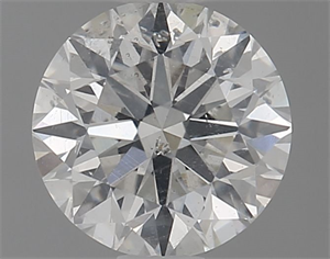 Picture of Natural Diamond 0.70 Carats, Round with Very Good Cut, G Color, SI2 Clarity and Certified by IGI