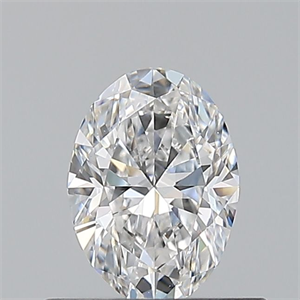 Picture of Natural Diamond 0.50 Carats, Oval with  Cut, E Color, VS2 Clarity and Certified by GIA
