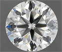 Natural Diamond 2.30 Carats, Round with Excellent Cut, I Color, VS1 Clarity and Certified by IGI