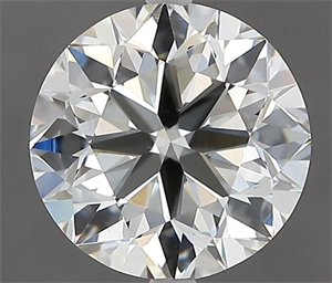 Picture of Natural Diamond 2.30 Carats, Round with Excellent Cut, I Color, VS1 Clarity and Certified by IGI
