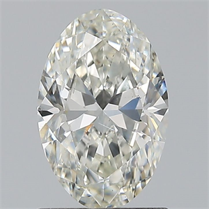 Picture of Natural Diamond 0.93 Carats, Oval with  Cut, J Color, SI1 Clarity and Certified by GIA
