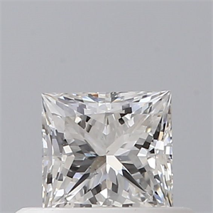 Picture of Natural Diamond 0.41 Carats, Princess with  Cut, F Color, SI1 Clarity and Certified by GIA