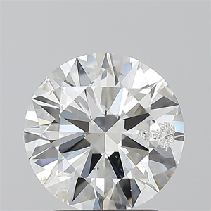 Foto Diamante Natural 2.00 quilates, Redondo , Color H, claridad I1 y certificado GIA de