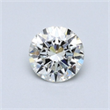 Diamante Natural 0.52 quilates, Redondo , Color I, claridad VVS1 y certificado GIA