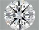 Lab Grown Diamond 3.09 Carats, Round with Ideal Cut, E Color, VS1 Clarity and Certified by IGI