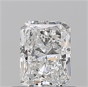 Natural Diamond 0.53 Carats, Radiant with  Cut, F Color, VS2 Clarity and Certified by GIA
