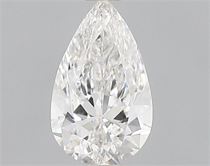 Foto Diamante Natural 0.41 quilates, De pera , Color E, claridad SI1 y certificado GIA de