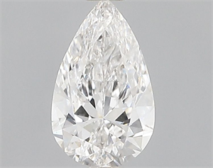 Foto Diamante Natural 0.41 quilates, De pera , Color E, claridad SI1 y certificado GIA de