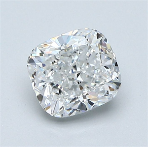 Foto Diamante Natural 1.21 quilates, Del cojín , Color E, claridad VVS2 y certificado GIA de