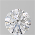 Natural Diamond 2.22 Carats, Round with Excellent Cut, F Color, VVS2 Clarity and Certified by GIA