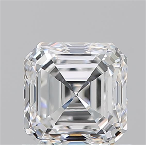 Foto Diamante Natural 0.90 quilates, Asscher , Color E, claridad VVS1 y certificado GIA de