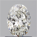 Diamante Natural 0.70 quilates, Ovalado , Color H, claridad SI2 y certificado GIA