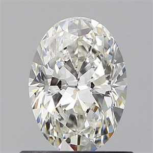 Foto Diamante Natural 0.70 quilates, Ovalado , Color H, claridad SI2 y certificado GIA de