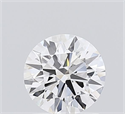 Lab Grown Diamond 1.01 Carats, Round with Ideal Cut, D Color, VVS1 Clarity and Certified by IGI